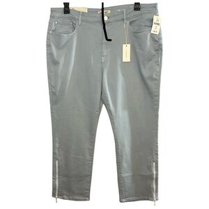 Warp & Weft Jeans‎ Light Blue  South Bend Straight Crop in Size 20 NWT